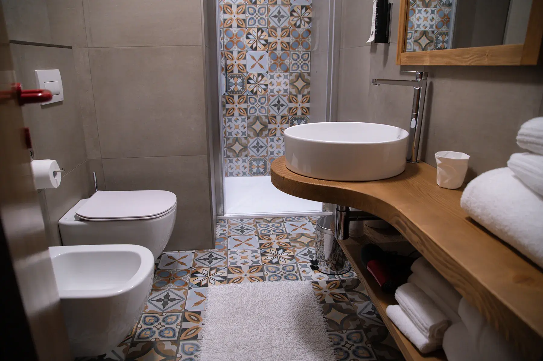 Dettaglio del bagno privato