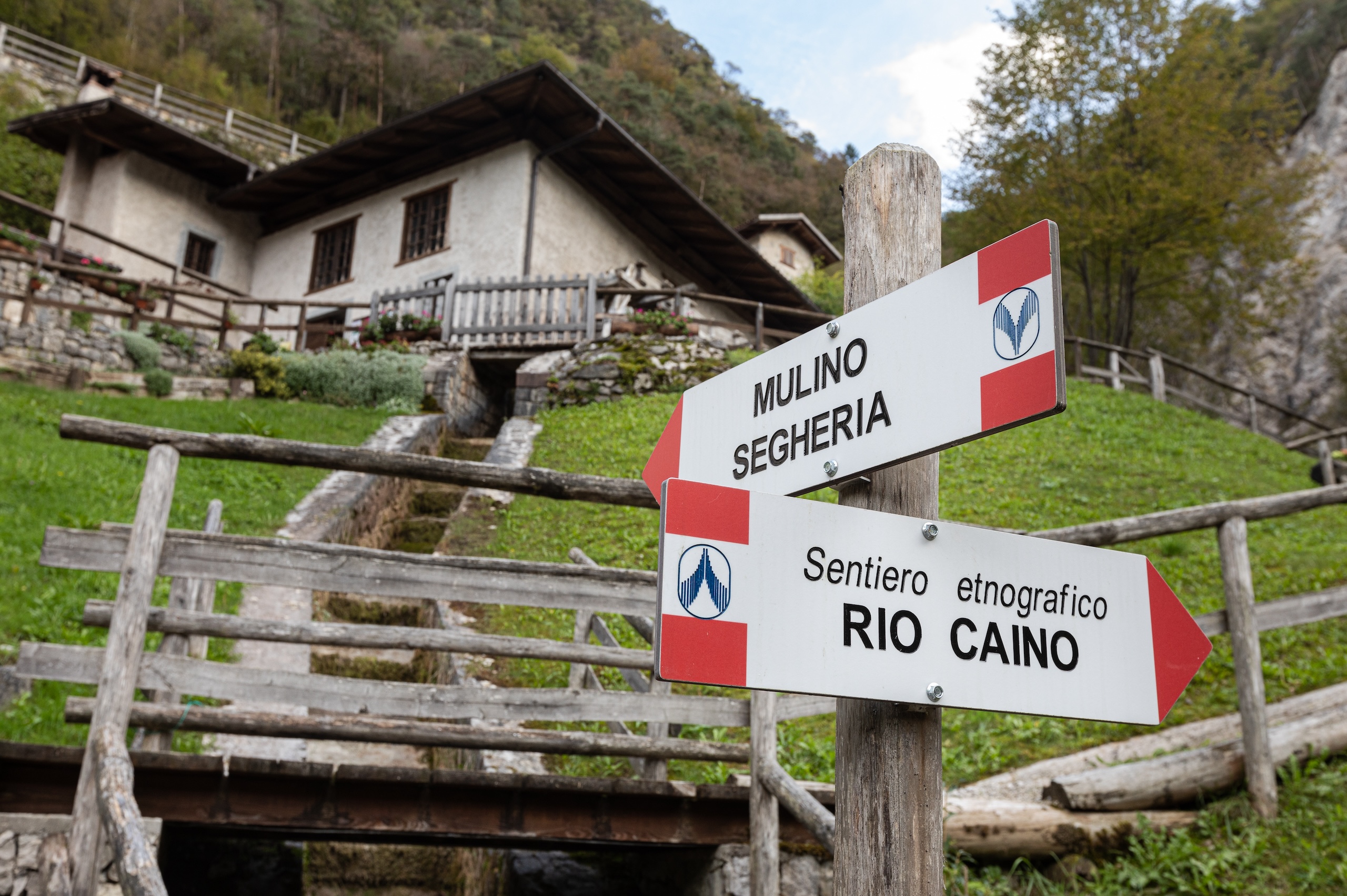 Sentiero Etnografico Rio CainoScatto di Merler al sentiero etnografico  Rio Caino