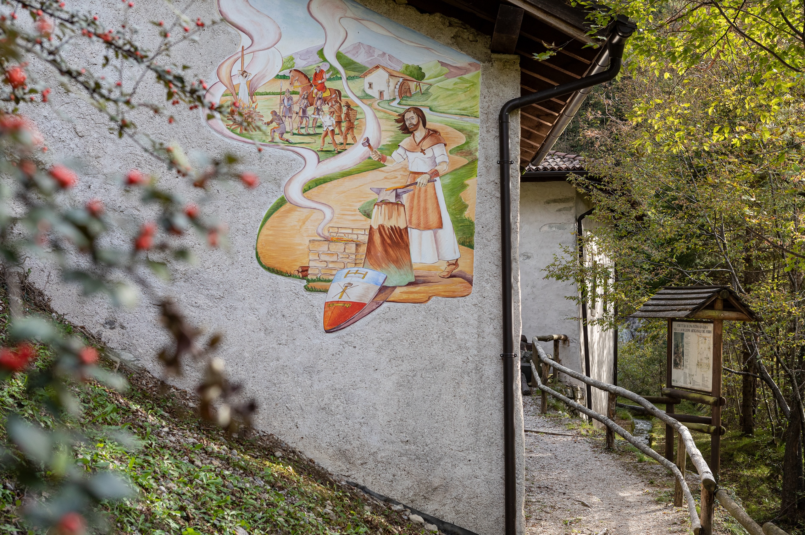 Sentiero Etnografico Rio CainoScatto di Merler al sentiero etnografico  Rio Caino